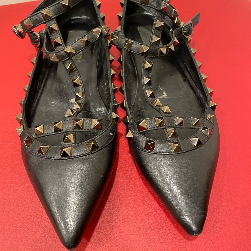 Valentino rockstud flats
